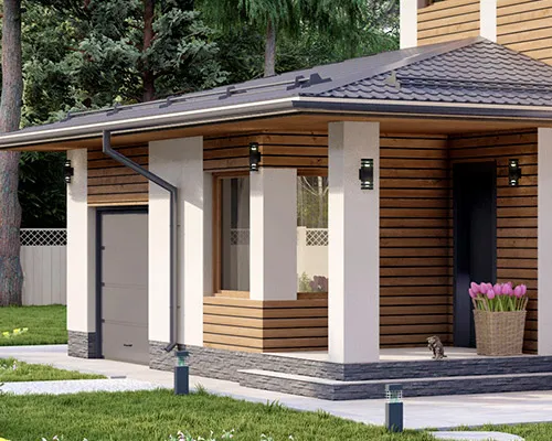 Пристройка из газобетона